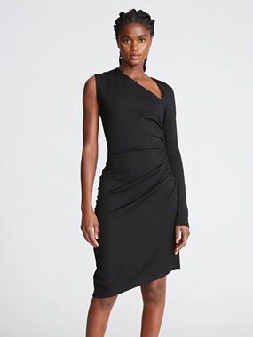 Halston SKYLER DRESS IN KNIT SUITING size XS